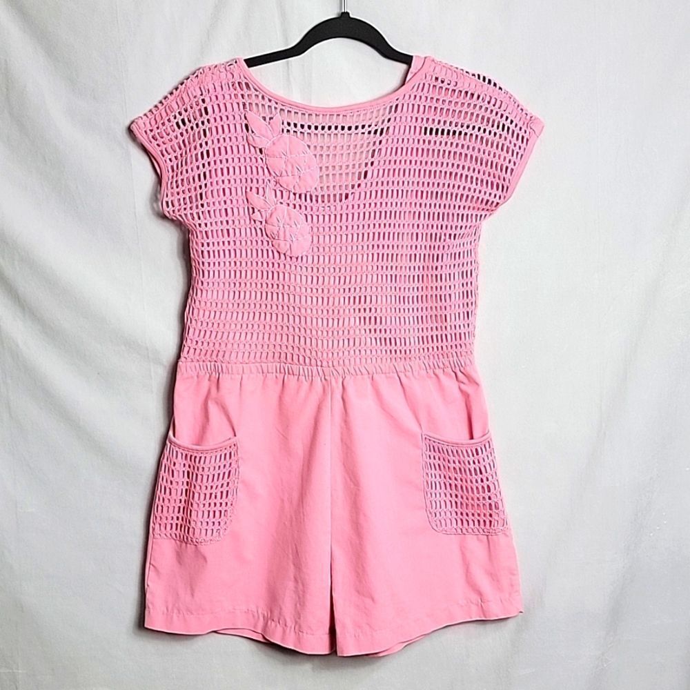 PREZZIA.. vintage pink romper..